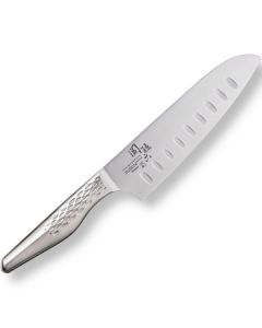 COUTEAU SANTOKU À ALVÉOLES EN ACIER INOXYDABLE SEKI MAGOROKU 165 MM