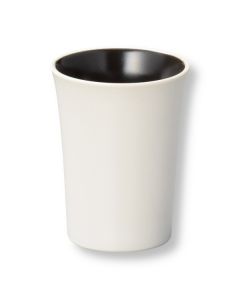 GOBELET EN PORCELAINE JAPONAISE MIST BLANC NOIR TASSE SANS ANSE
