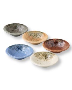 ENSEMBLE DE 5 BOLS EN PORCELAINE JAPONAISE MINO