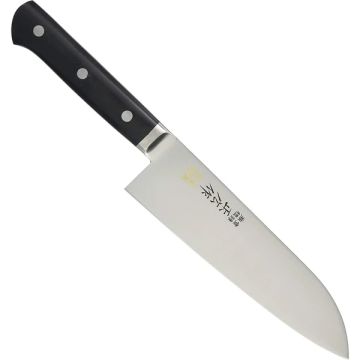 MASAHIRO MV STEEL HONYAKI SANTOKU KNIFE 17.5CM