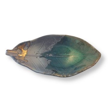 BANKO WARE LEAF MOTIF 22CM PLATE