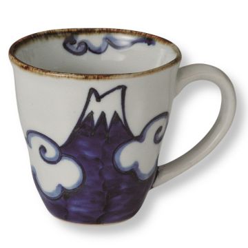 HASAMI WARE BLUE FUJIYAMA MUG