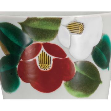 KUTANI WARE CAMELLIA MOTIF SOBA CHOKO CUP