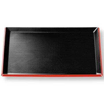 FUKUI CRAFT LACQUERWARE NON-SLIP DISHWASHER SAFE OBON TRAY 37CM