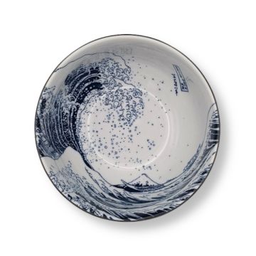 MINO WARE HOKUSAI THE GREAT WAVE BOWL 12.5CM