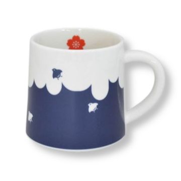 MINO WARE MOUNT FUJI MOTIF MUG