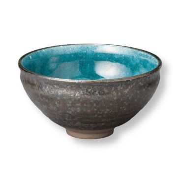 MINO WARE TURKISH BLUE MATCHA BOWL