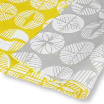 MUSUBI JAPANESE FUROSHIKI REVERSIBLE ISA YELLOW & GRAY 48CM