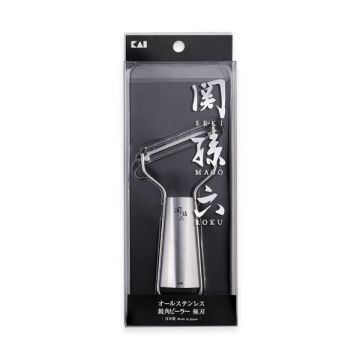 SEKI MAGOROKU ALL STAINLESS PEELER ULTRA SHARP BLADE KAI MADE IN JAPAN