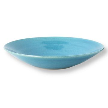 TOKONAME WARE KEIGAMA TURKISH BLUE JAPANESE POTTERY PLATE