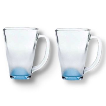TOYO SASAKI GLASS BEER MUG SET OF 2